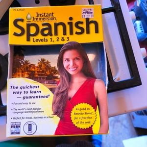 Instant immersion Spanish levels 1,2,&3